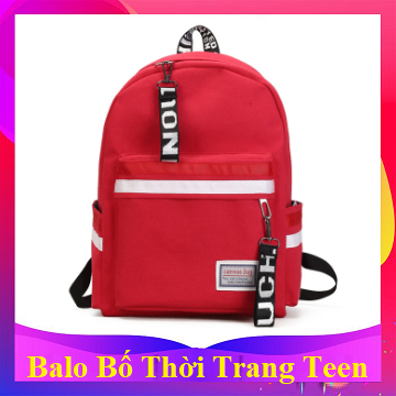 ⚡ Siêu Đẹp ⚡ Balo Thời Trang 2 Sọc Đỏ Trắng