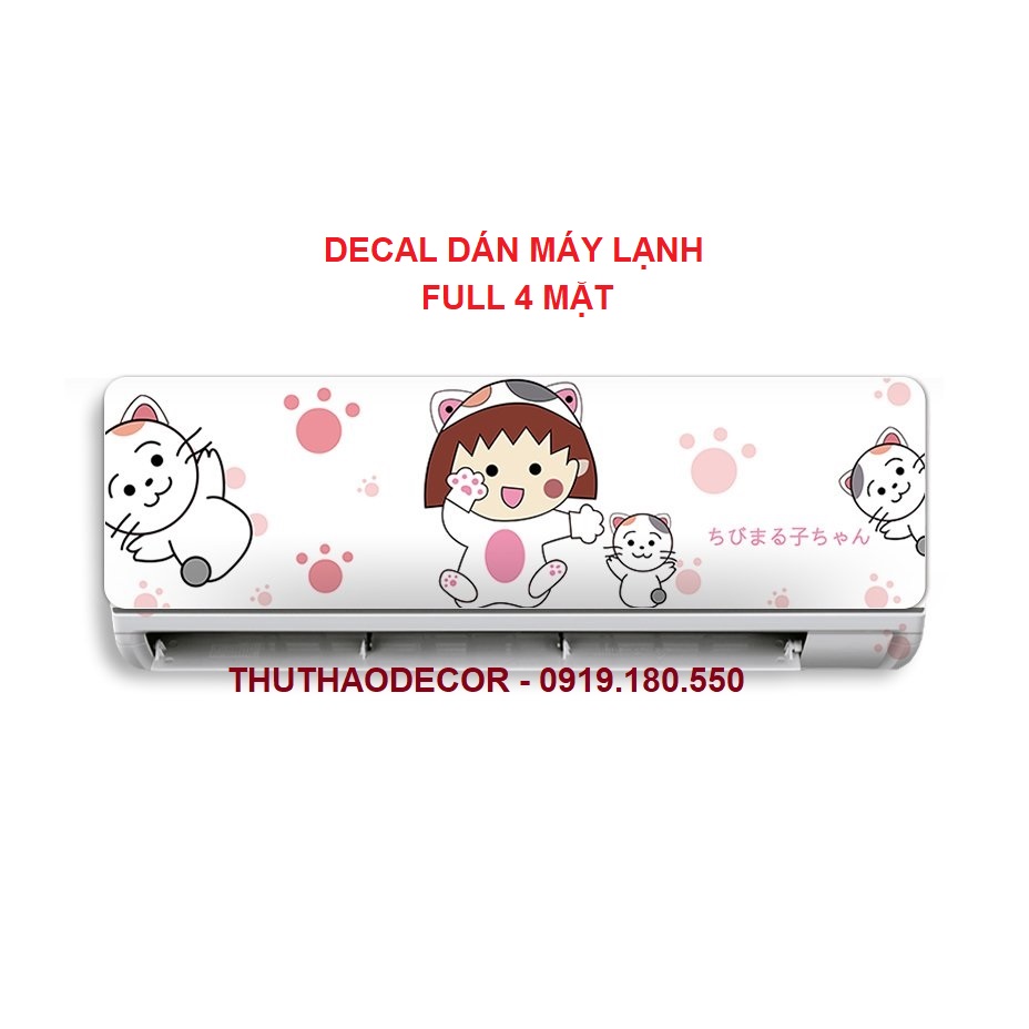 [HCM]Combo 3 tấm MARUKO (Mặt trước và 2 mặt bên) khác nhau - Decal dán tủ lạnh - THUTHAODECOR