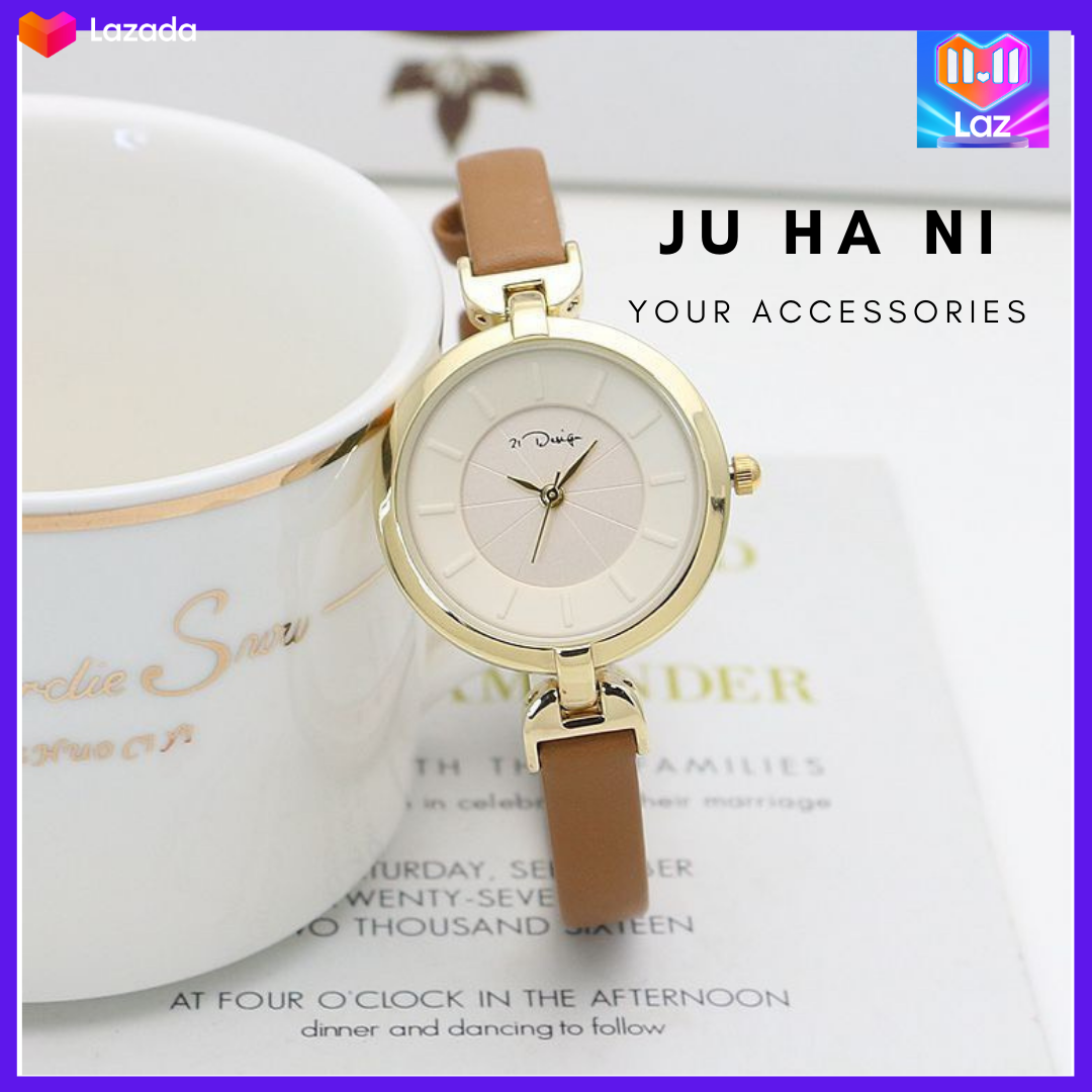 [Giảm 10% OFF] Đồng hồ nữ dây da thanh lịch phong cách Hàn Quốc - DHT24