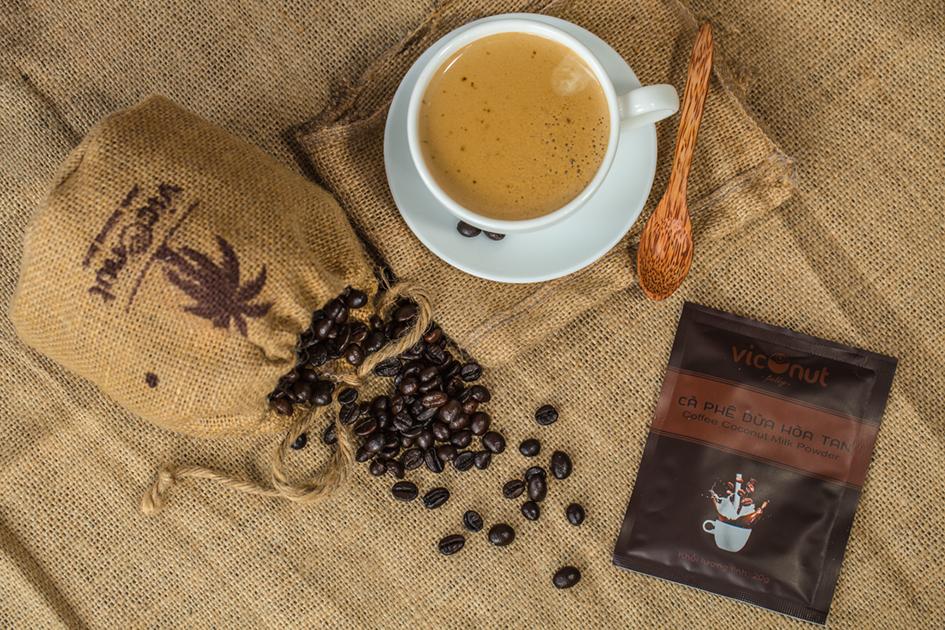 CÀ PHÊ DỪA HÒA TAN VICONUT