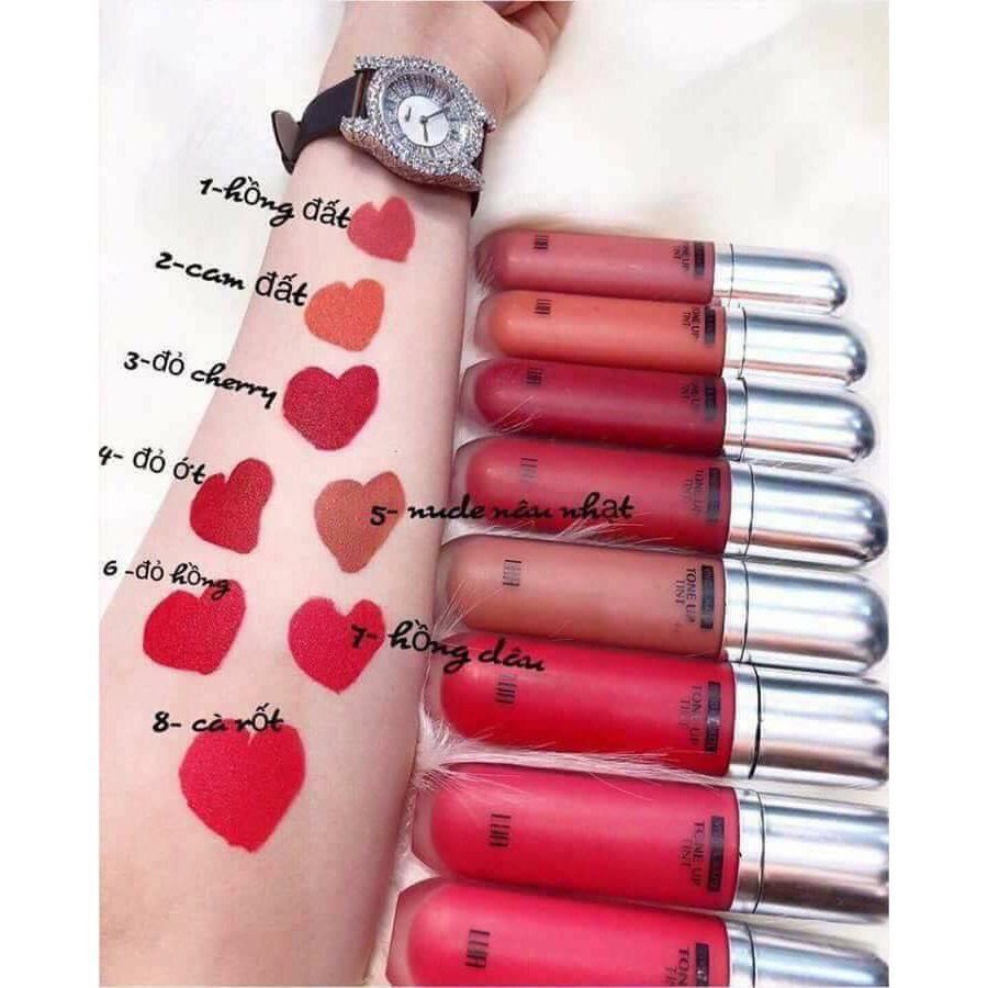 [HCM]Son lua màu đỏ cherry 03 + GEL RỬA TAY DIỆT KHUẨN