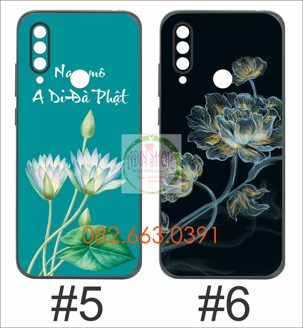 Ốp lưng Vsmart Joy 3 có viền bảo vệ cam dẻo đen in hình thư pháp
