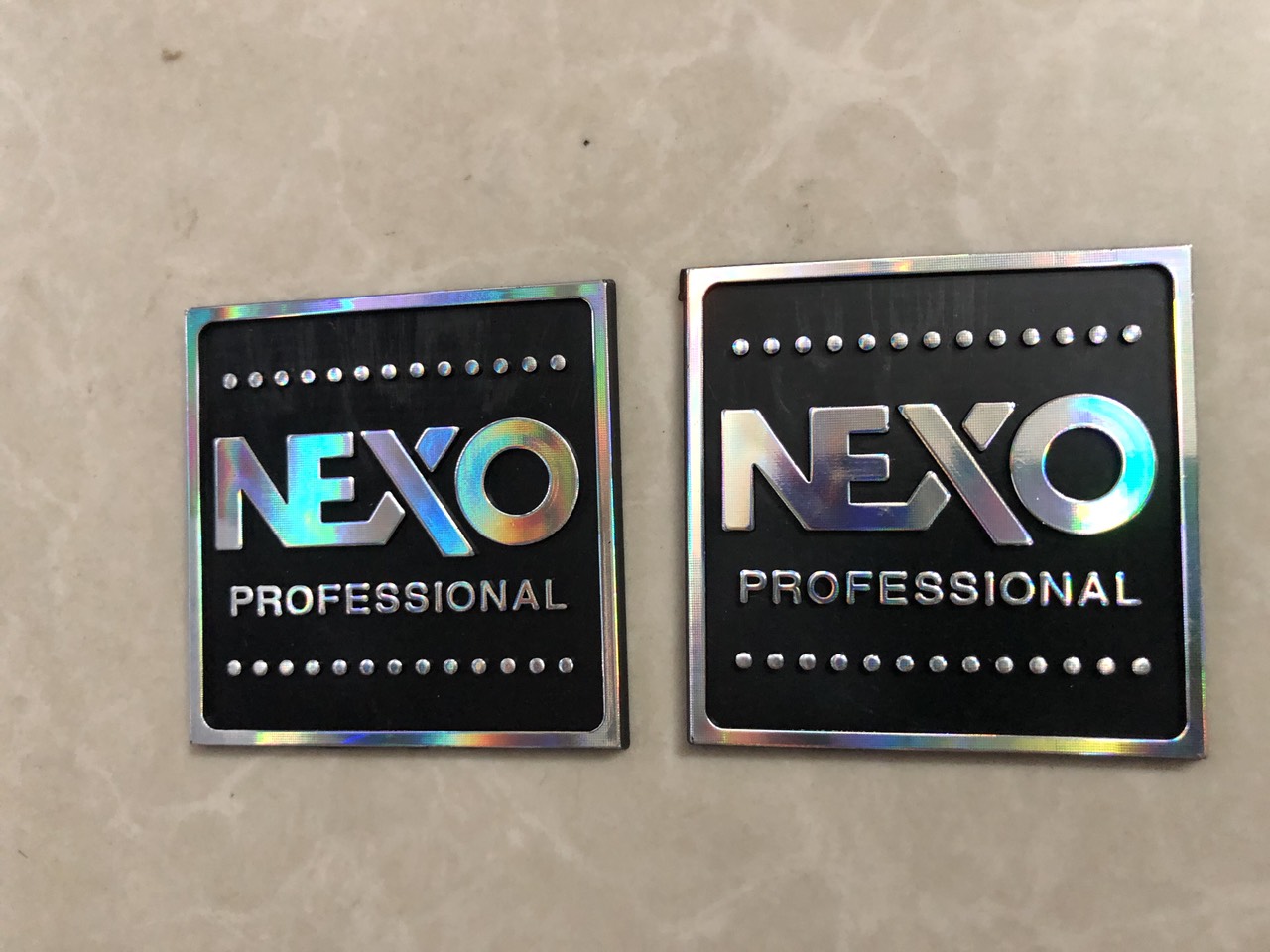 Tem Dán Thùng Loa NEXO ( 1 bộ 23k)
