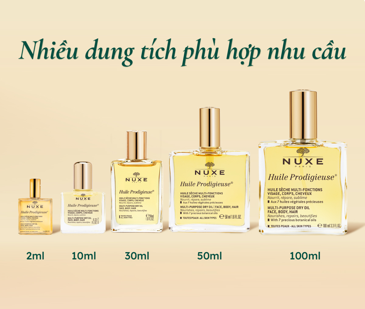 Dầu khô đa năng Nuxe Huile Prodigieuse® 100ml