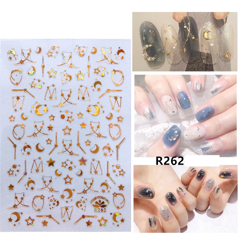 STICKER DÁN MÓNG HOẠT HÌNH DỄ THƯƠNG, KHÔNG ĐỘC HẠI (30 HÌNH)