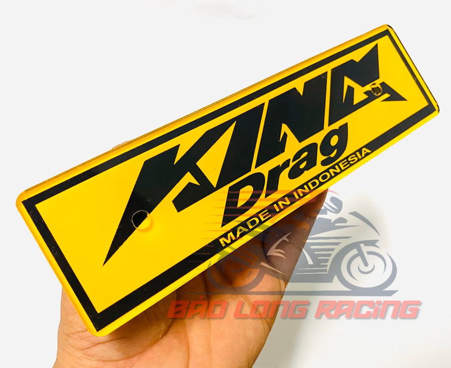 Bảng tên Thái KingDrag chữ lớn gắn mọi loại xe máy...tặng kèm Pass gắn và ốc