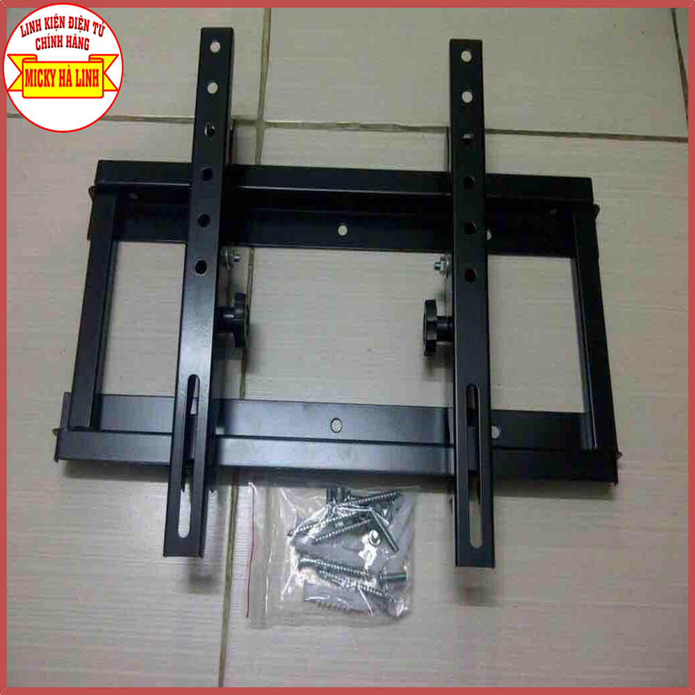 [HCM]Khung treo tivi cố định 40 đến 63 inch sát tường Sơn tĩnh điện chắc chắn