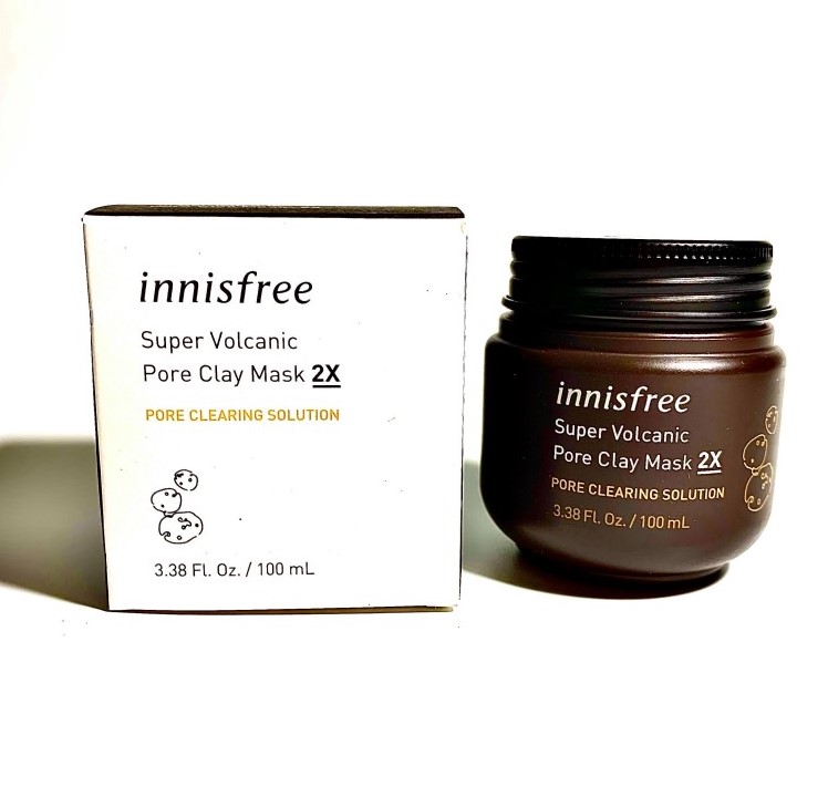 [NEW 2019] Mặt Nạ Đất Sét Innisfree Super Volcanic Pore Clay Mask 2X 100ml