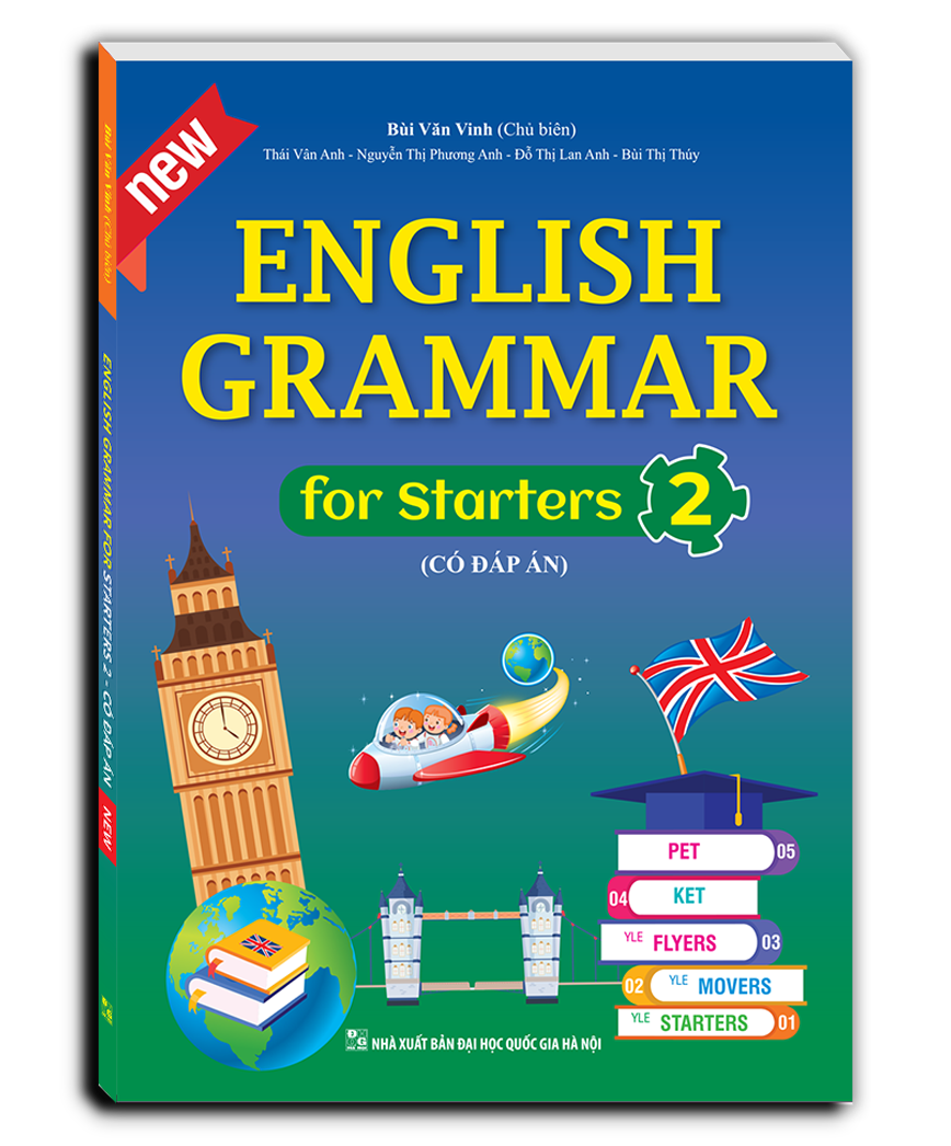 Sách - Combo 2c - English grammar for starters (có đáp án) - trọn bộ