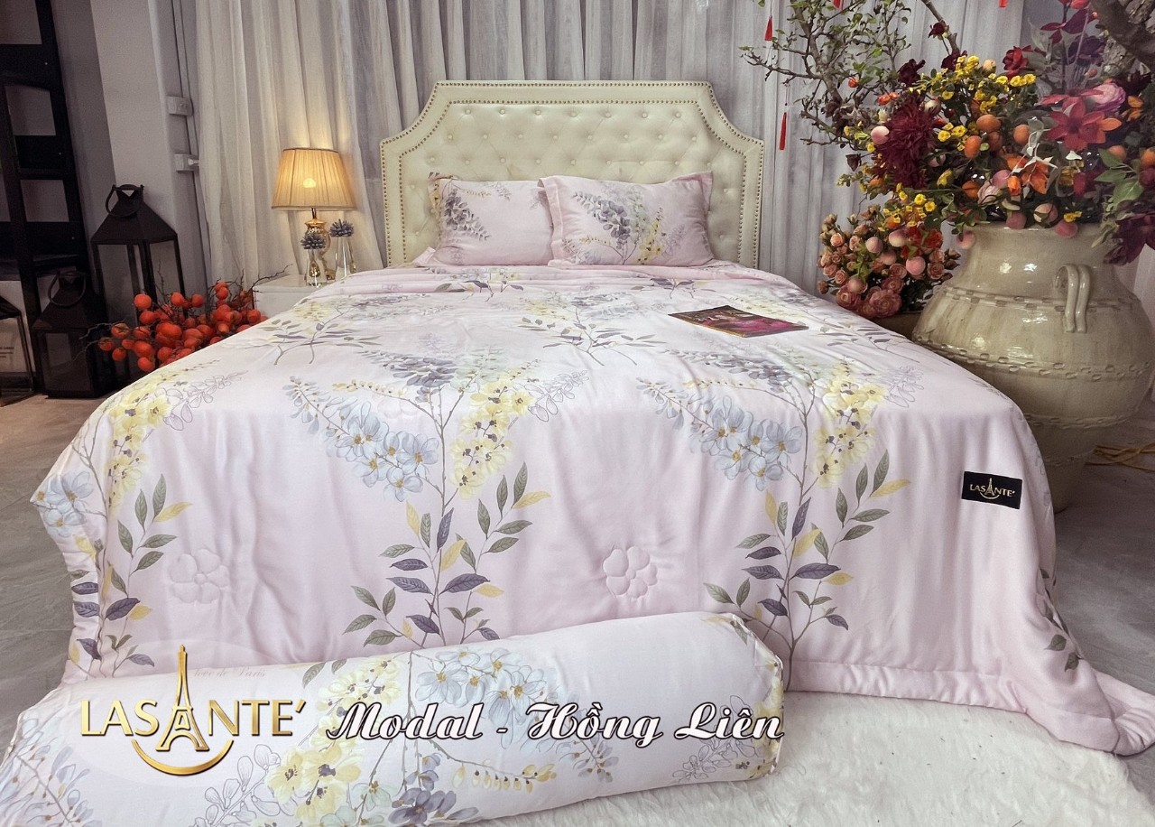 Bộ Drap bọc & chăn chần lụa Modal 200x220 (5 món)