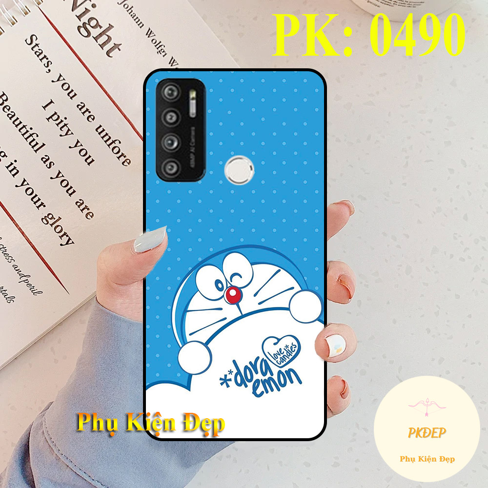 [HCM]Ốp lưng Vsmart Live 4 dẻo đen in hình mèo ú