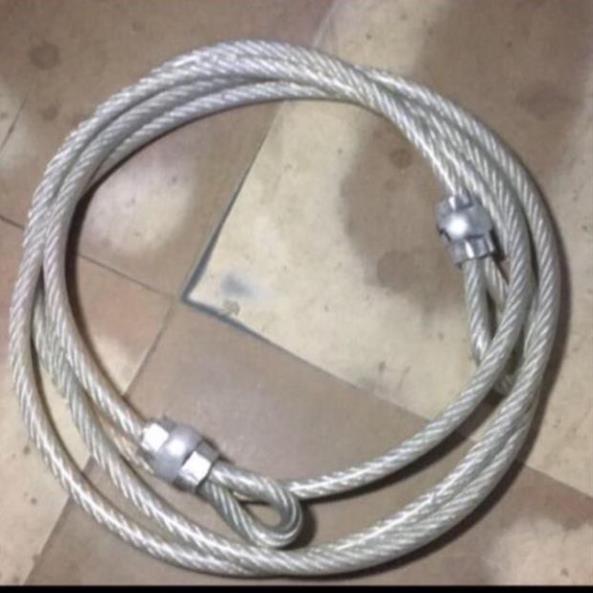 Cáp khoá xe bọc nhựa phi 10 dài 10m