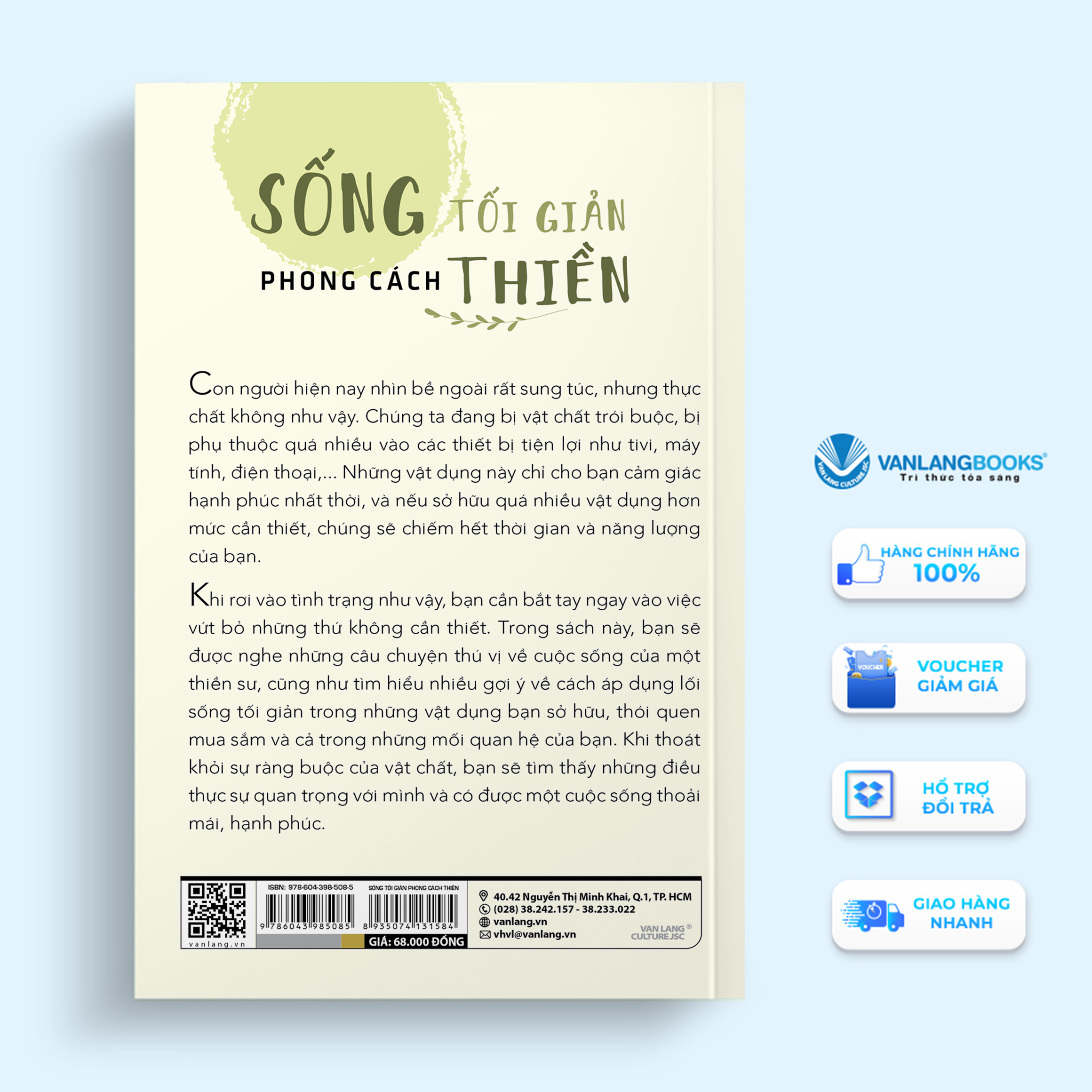 Sách - Sống Tối Giản Phong Cách Thiền-Vanlangbooks