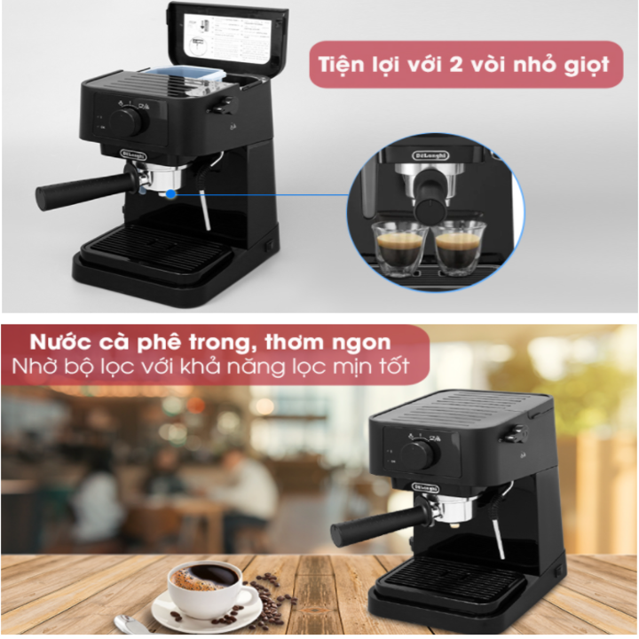 Máy pha cà phê Espresso Delonghi EC235.BK