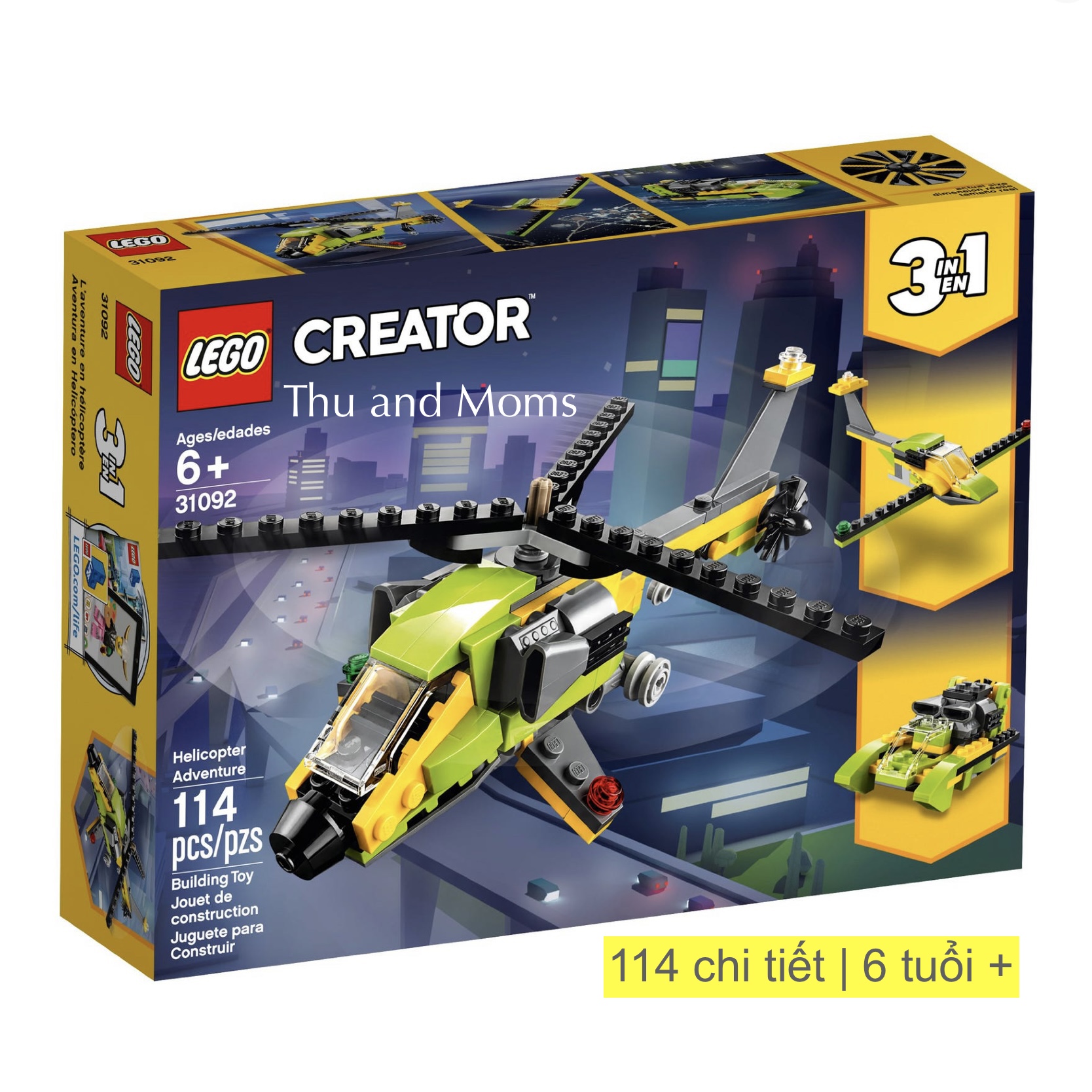 Lego Creator 31092 máy bay trực thăng