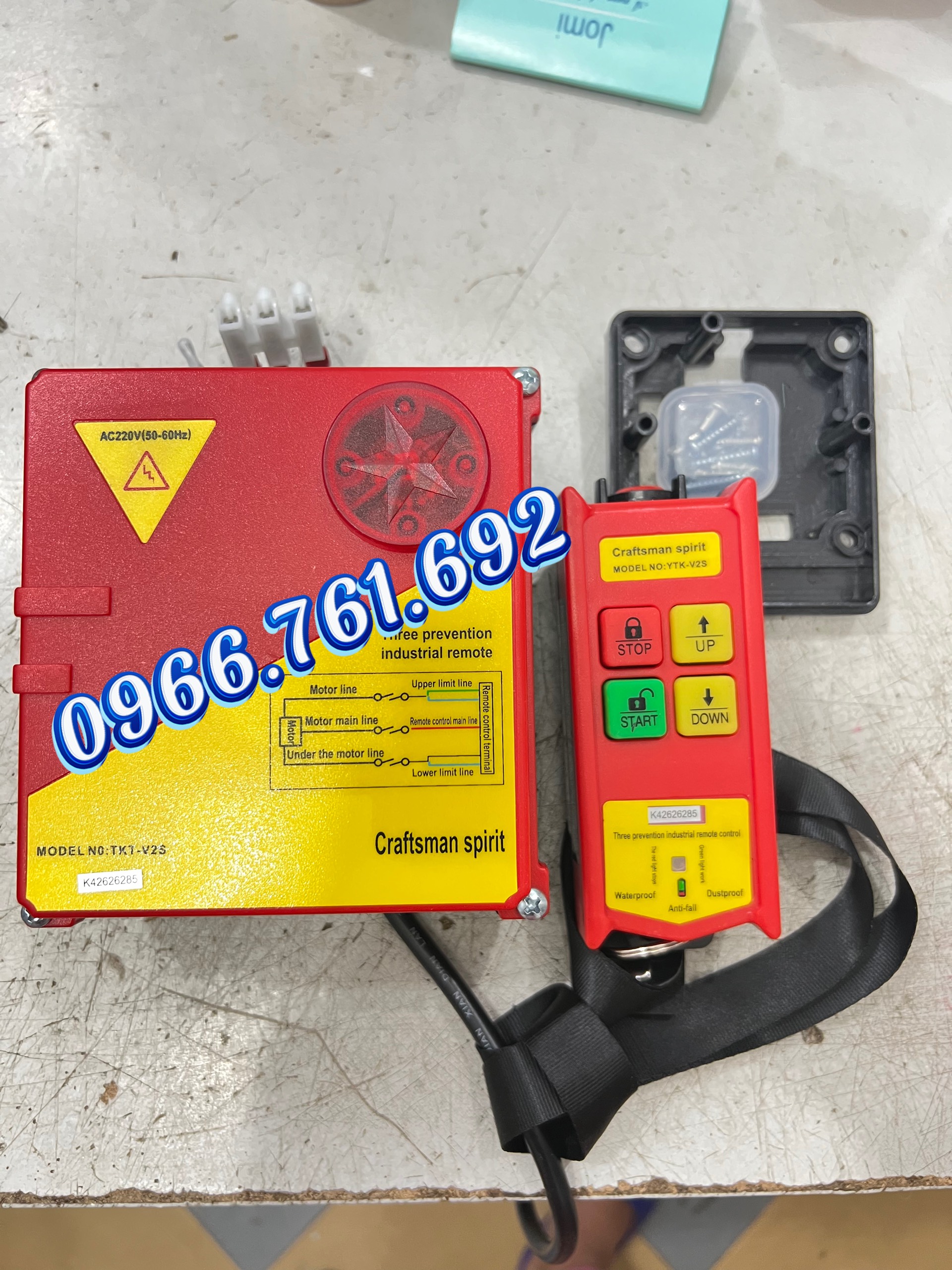 Máy tời điện - bộ điều khiển từ xa cho máy tời máy tời