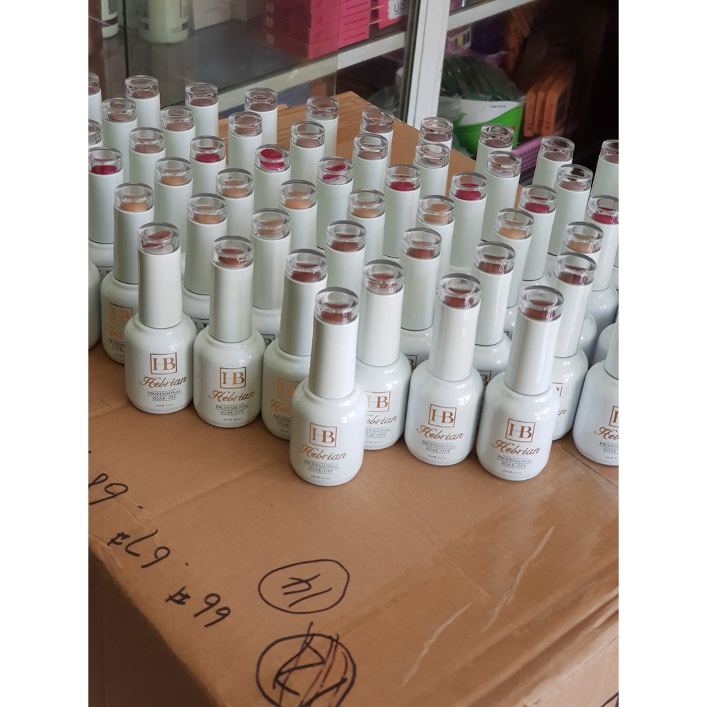 Sơn gel HB Chai 15ml khử dầu , base , top, top mờ