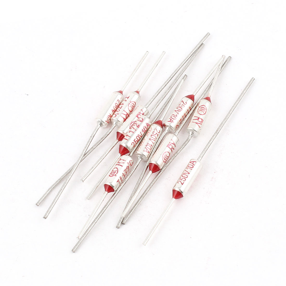 Bộ 5 Cầu Chì Nhiệt Độ 250V - 10A (Loại 185 độ)