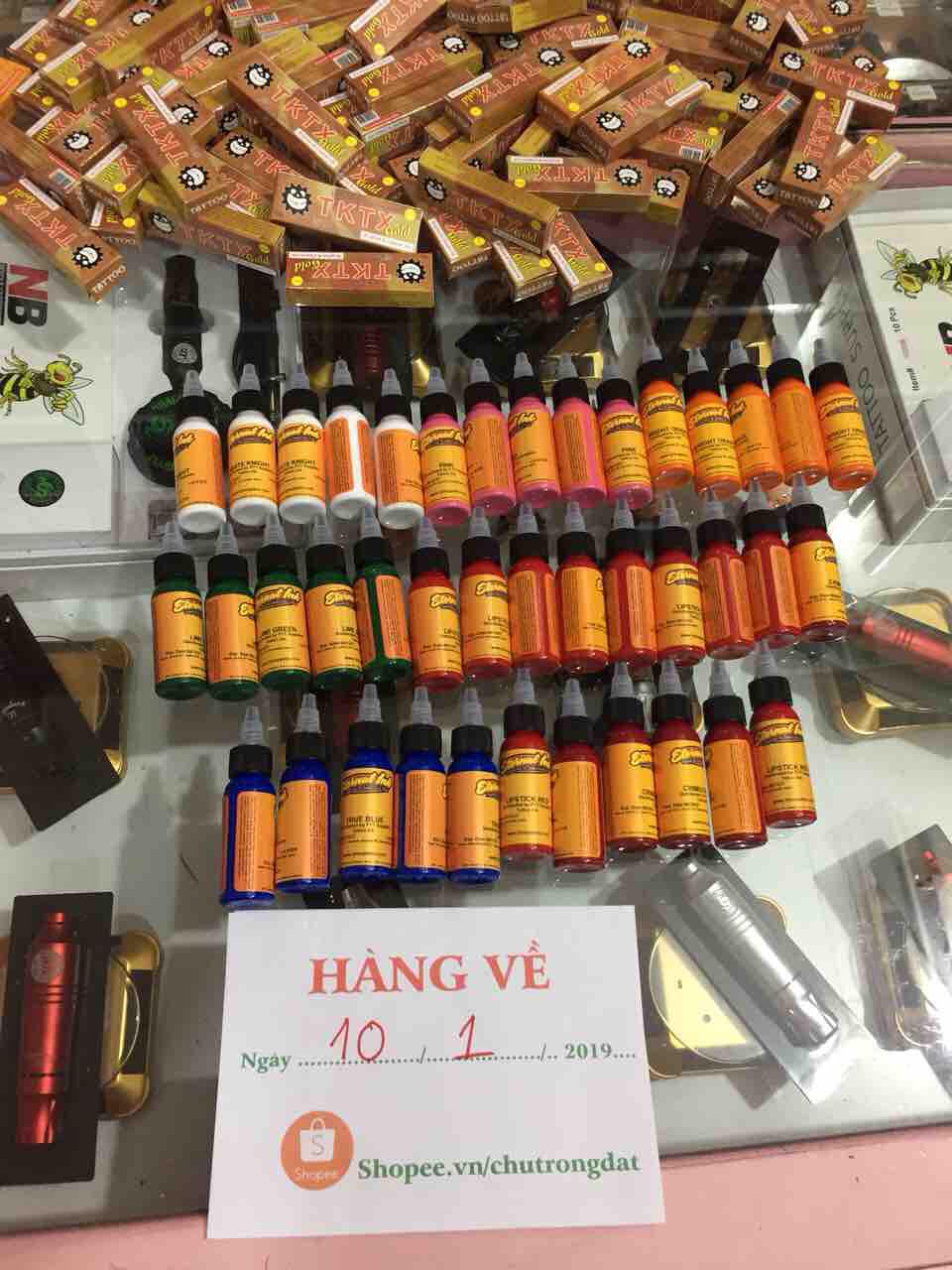 Mực xăm 30ml Black sumi đen bóng