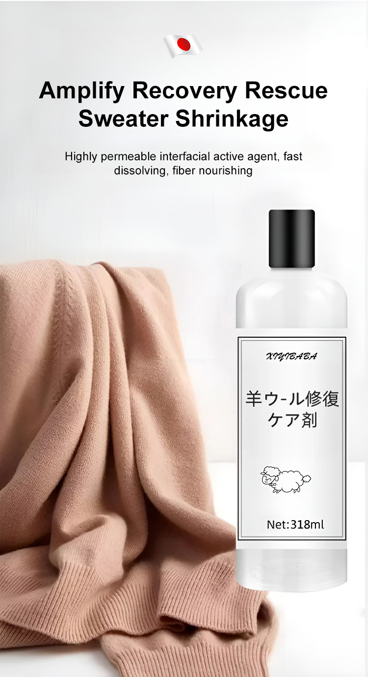 Special detergent for silk, cashmere, and mulberry silk