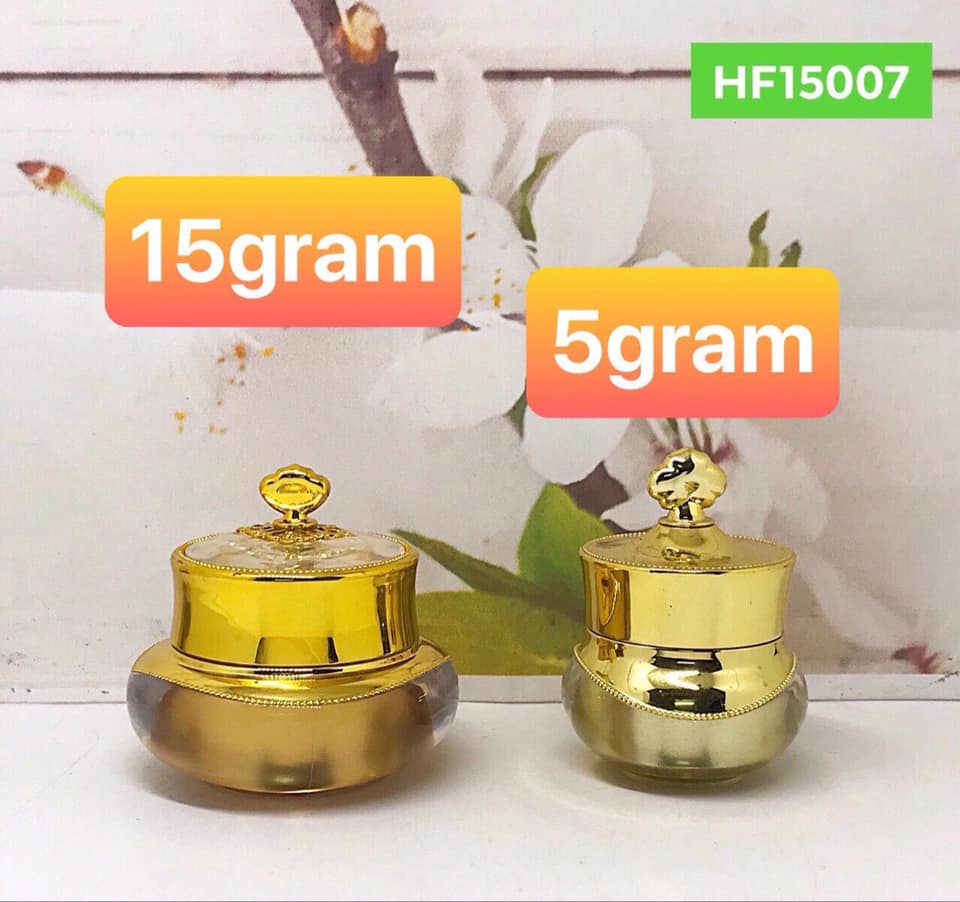 HŨ ĐỰNG KEM NẮP VUA 5G/15G