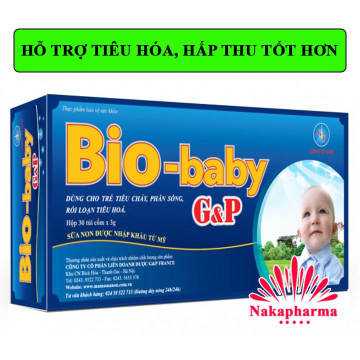 Sữa non Bio-baby G&P – Hỗ trợ tiêu hóa, giúp bé ăn ngon miệng, hấp thu tốt, mau lớn và khỏe mạnh Biobaby GP