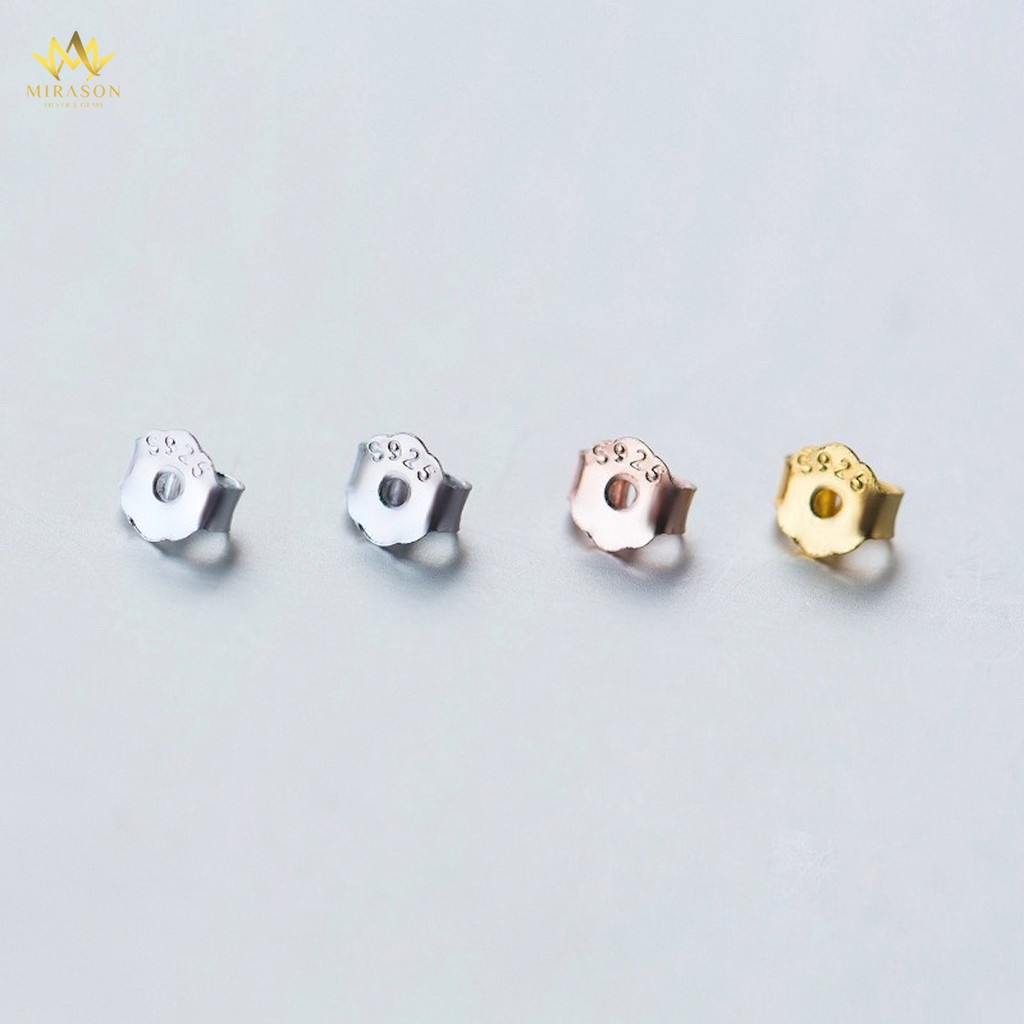 Bông Tai Bạc 925 Đích Bông, Chui Bông Bạc MPK001