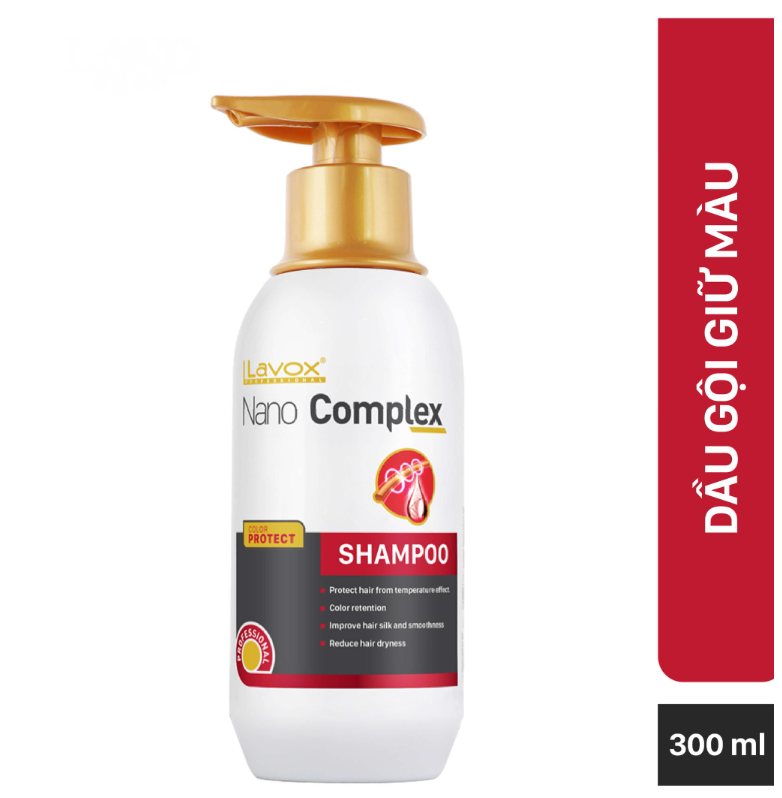 Lavox Online Shopping Hair Color Preserving Shampoo and Conditioner Set 300ml Genuine Lamimi Smooth Hair Care