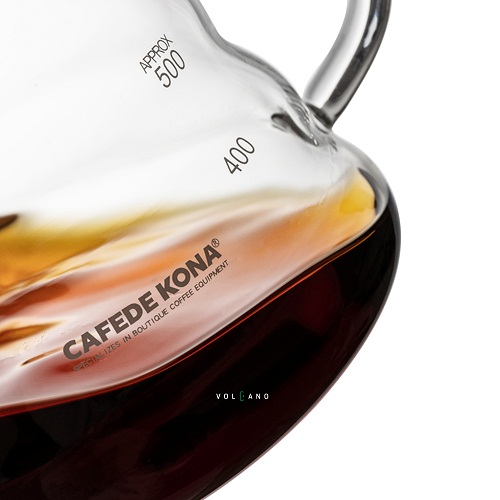 Glass Jar for Storing Cafede Kona Coffee