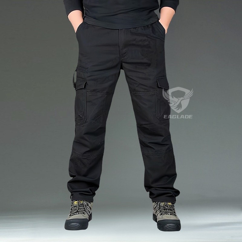 Eaglade mens tactical cargo pants S7 Black