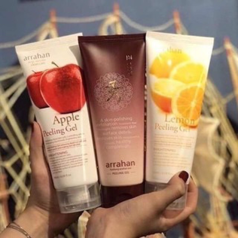 tẩy da chết arahan táo_cam