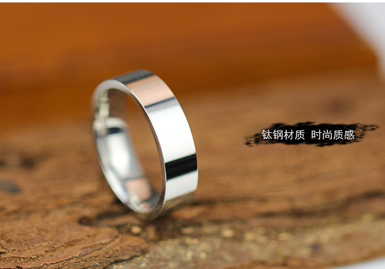 Nhẫn trơn inox TITAN sáng chuẩn đẹp Nc131 giá 1 chiếc