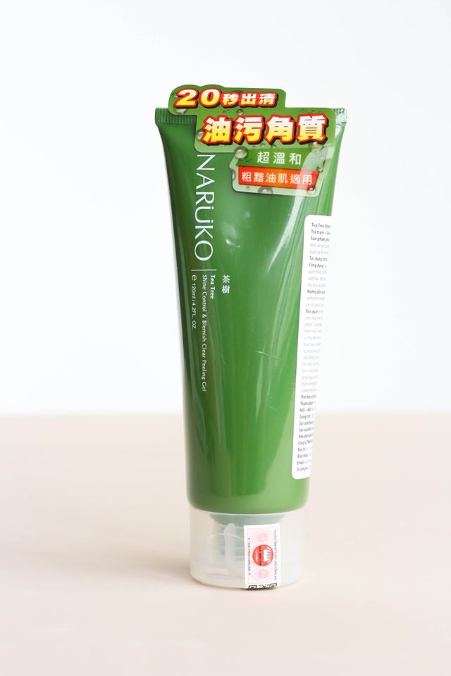 Gel Tẩy Tế Bào Chết Naruko Trà Tràm Tea Tree Shine Control And Blemish Clear Peeling Gel (120g)