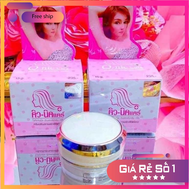 Kem khử thâm nách mông q nic care 15g chính hãng thái lan hiệu quả 7 ngày, qnic , q-nic