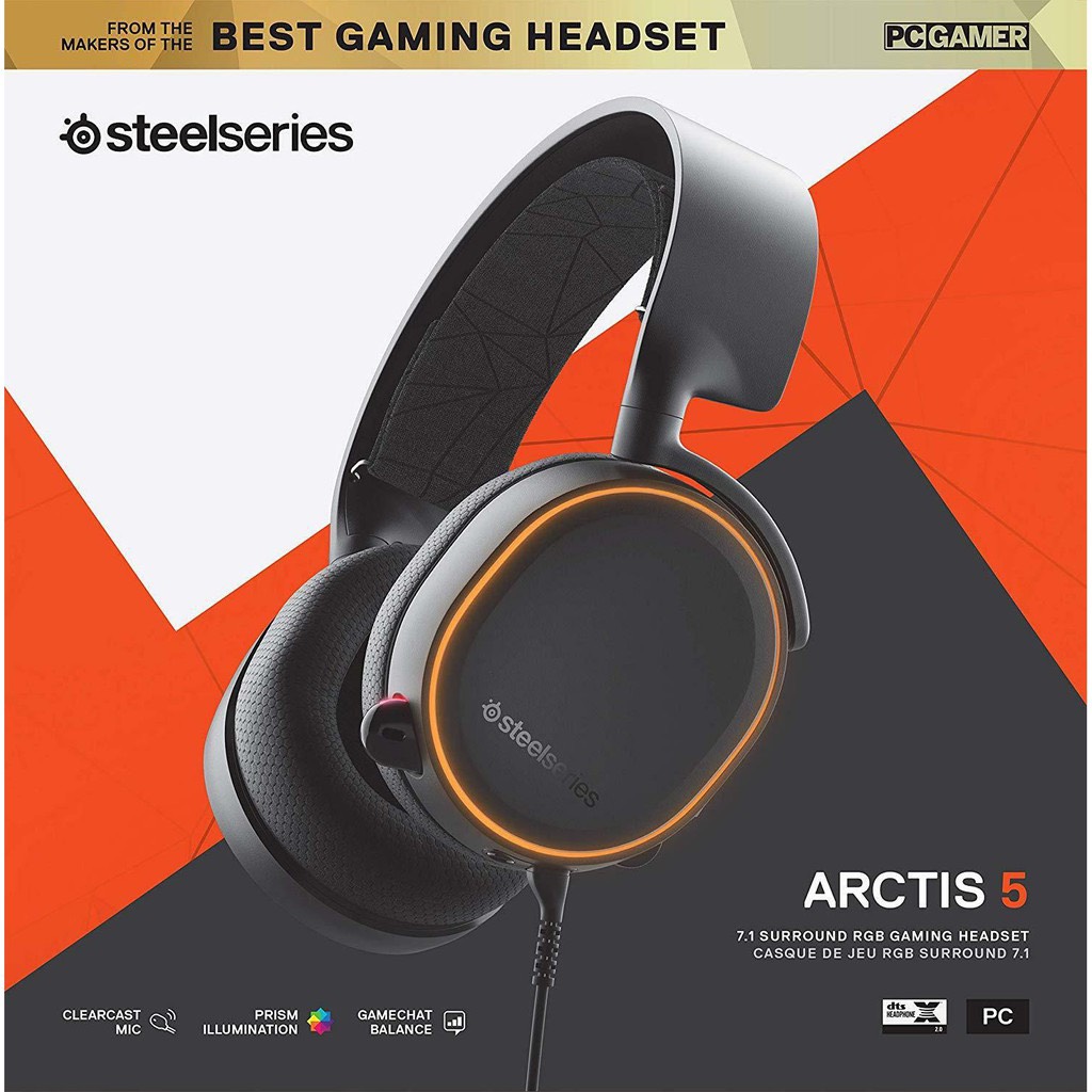 Tai nghe SteelSeries Arctis 5 Black Edition-99% fullbox