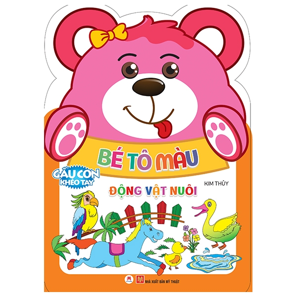 Fahasa - gấu con khéo tay - bé tô màu: động vật nuôi