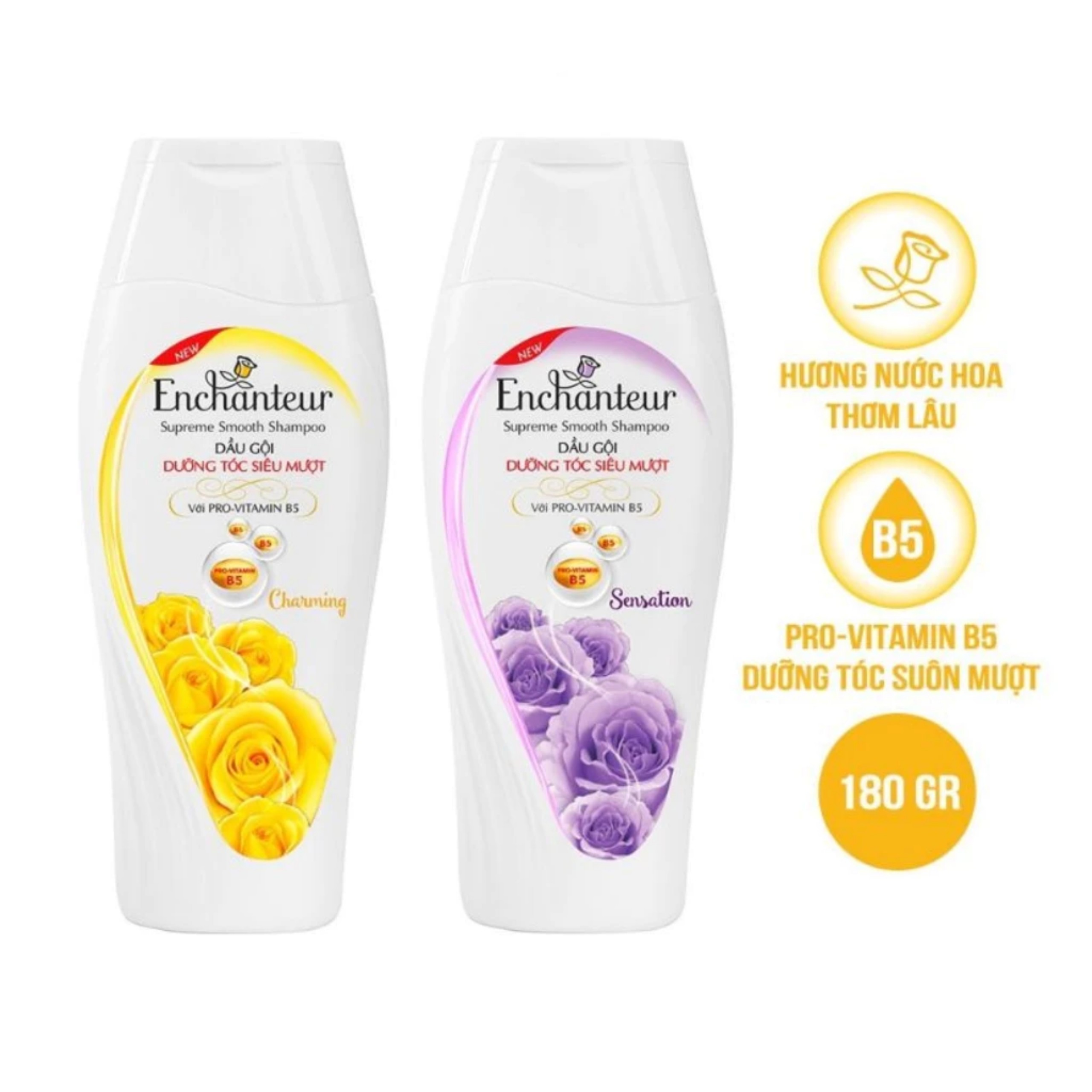 Dầu Gội nước hoa Enchanteur 180g