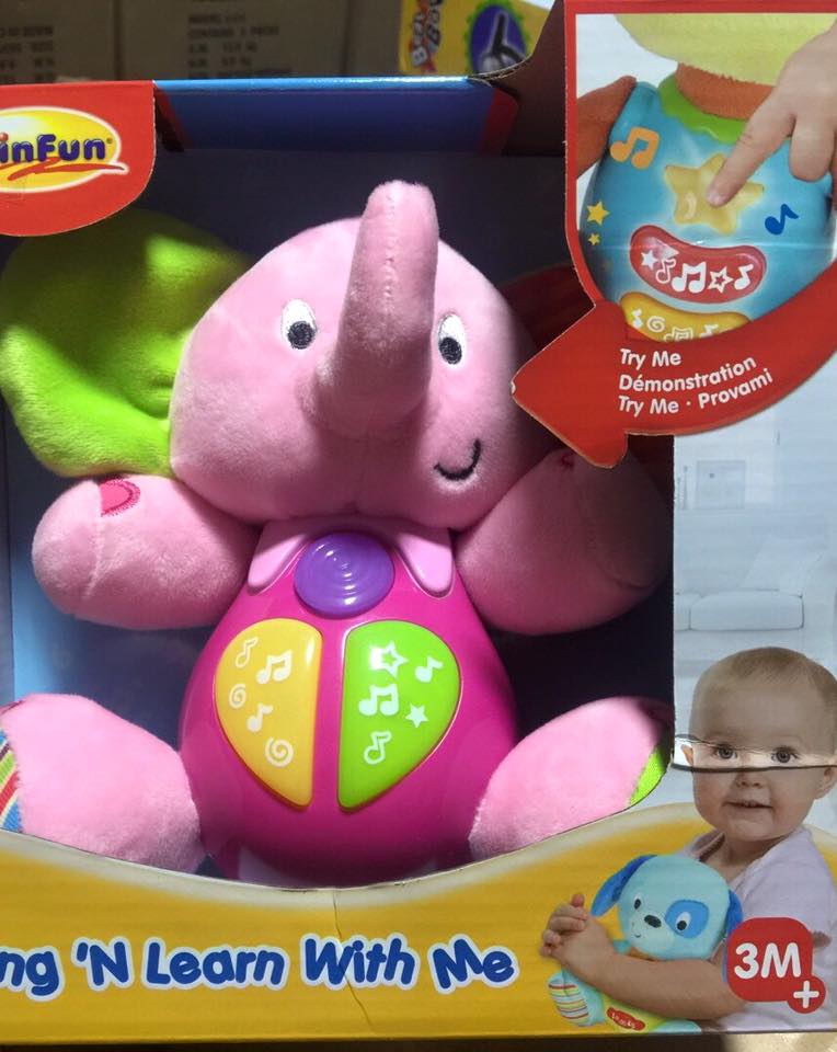 Thú bông biết hát chú voi Winfun 0689