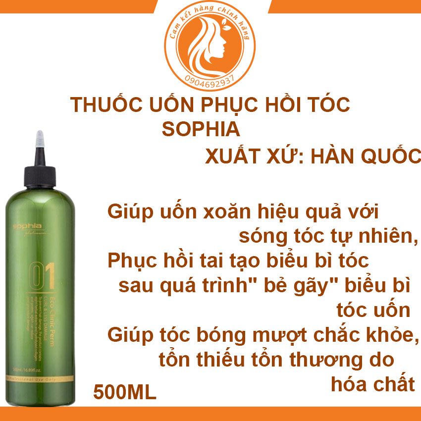 Uốn phục hồi tóc Sophia Eco clinic perm