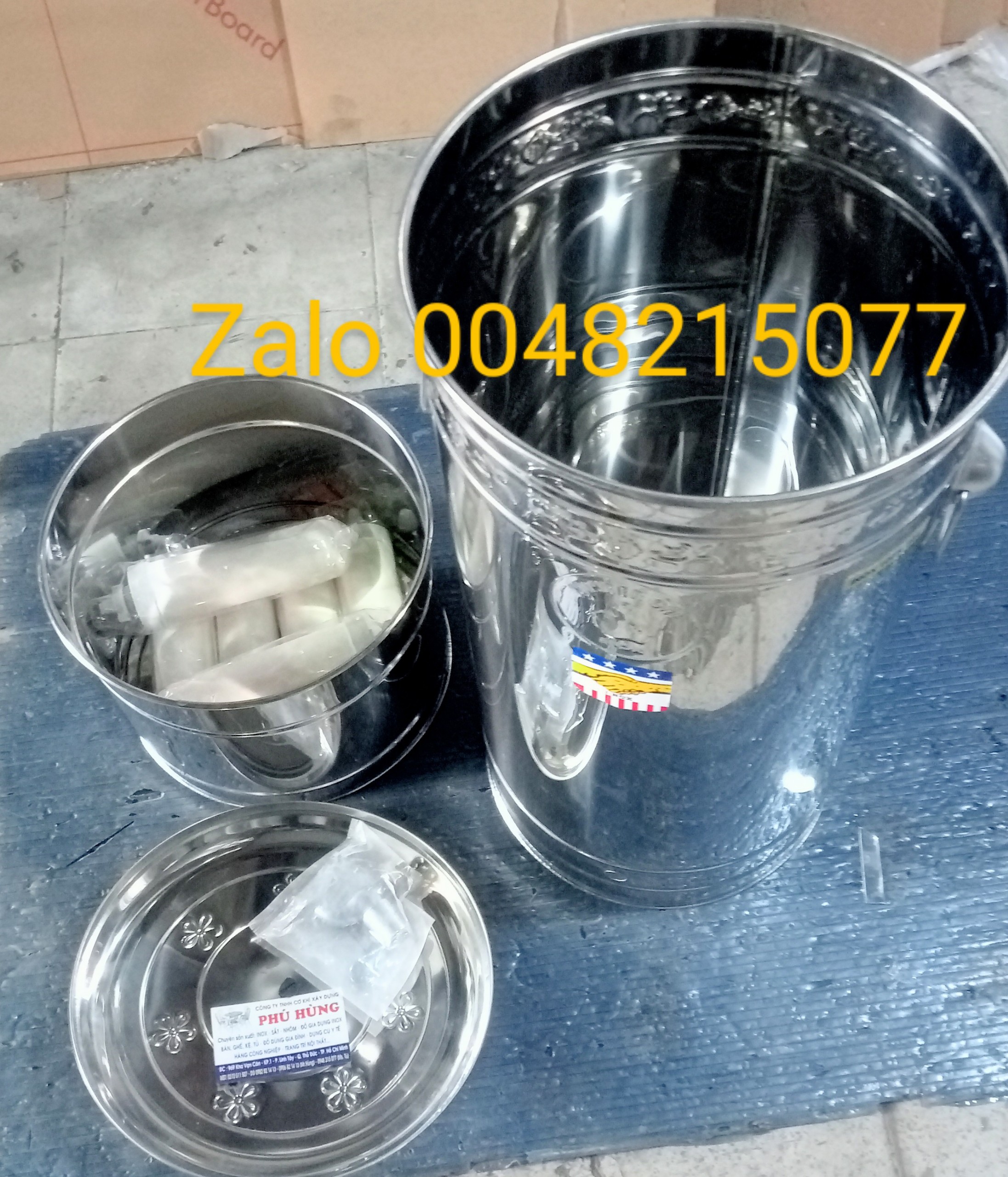 [HCM]bình lọc nước 25 lít inox 304