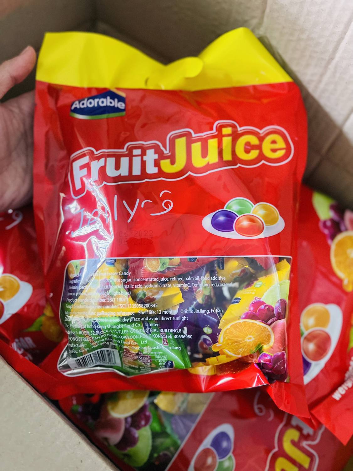 kẹo dẻo trái cây hàn quốc túi 360G