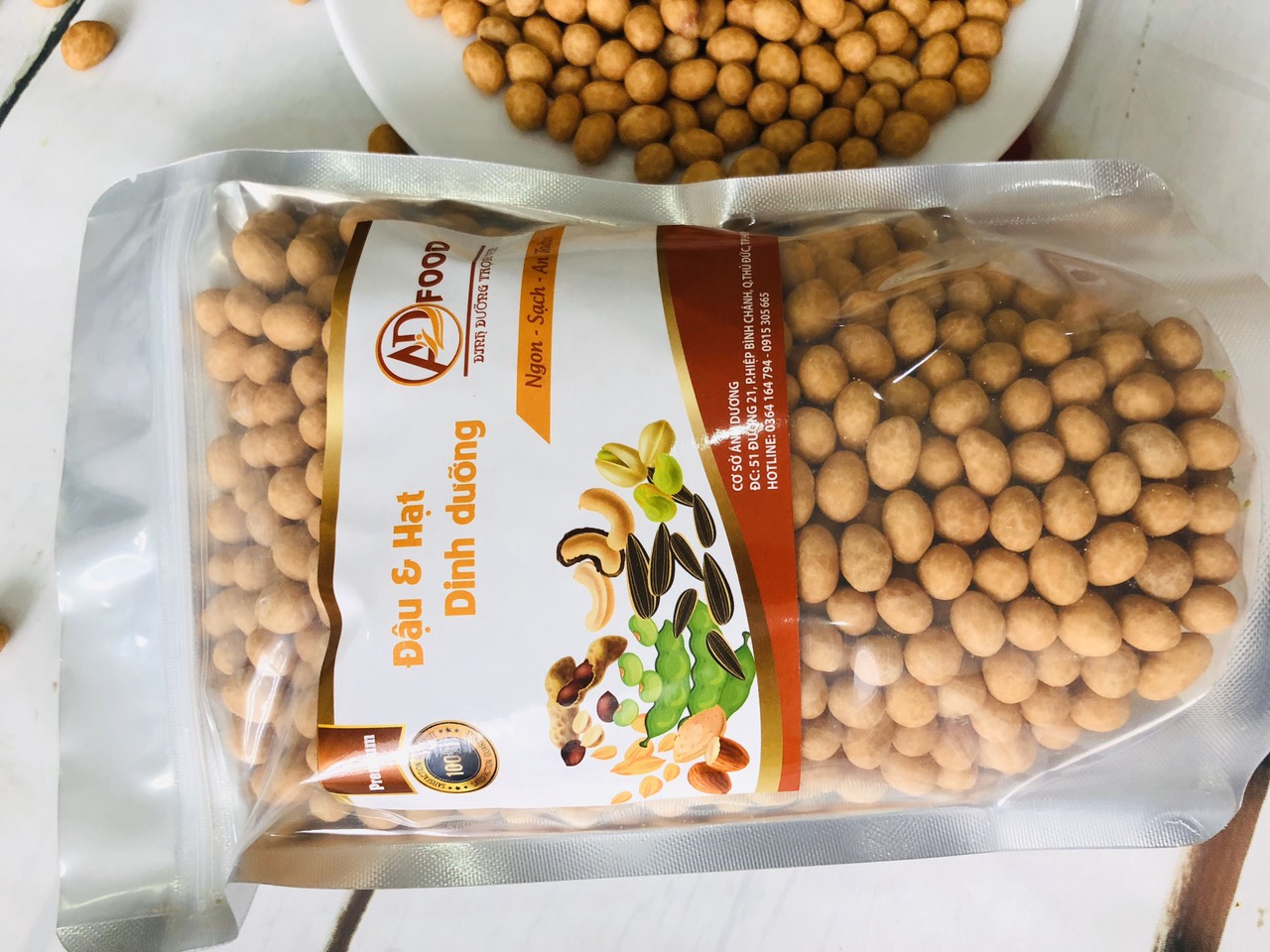 500g đậu phộng da cá vị cốt dừa siêu ngon
