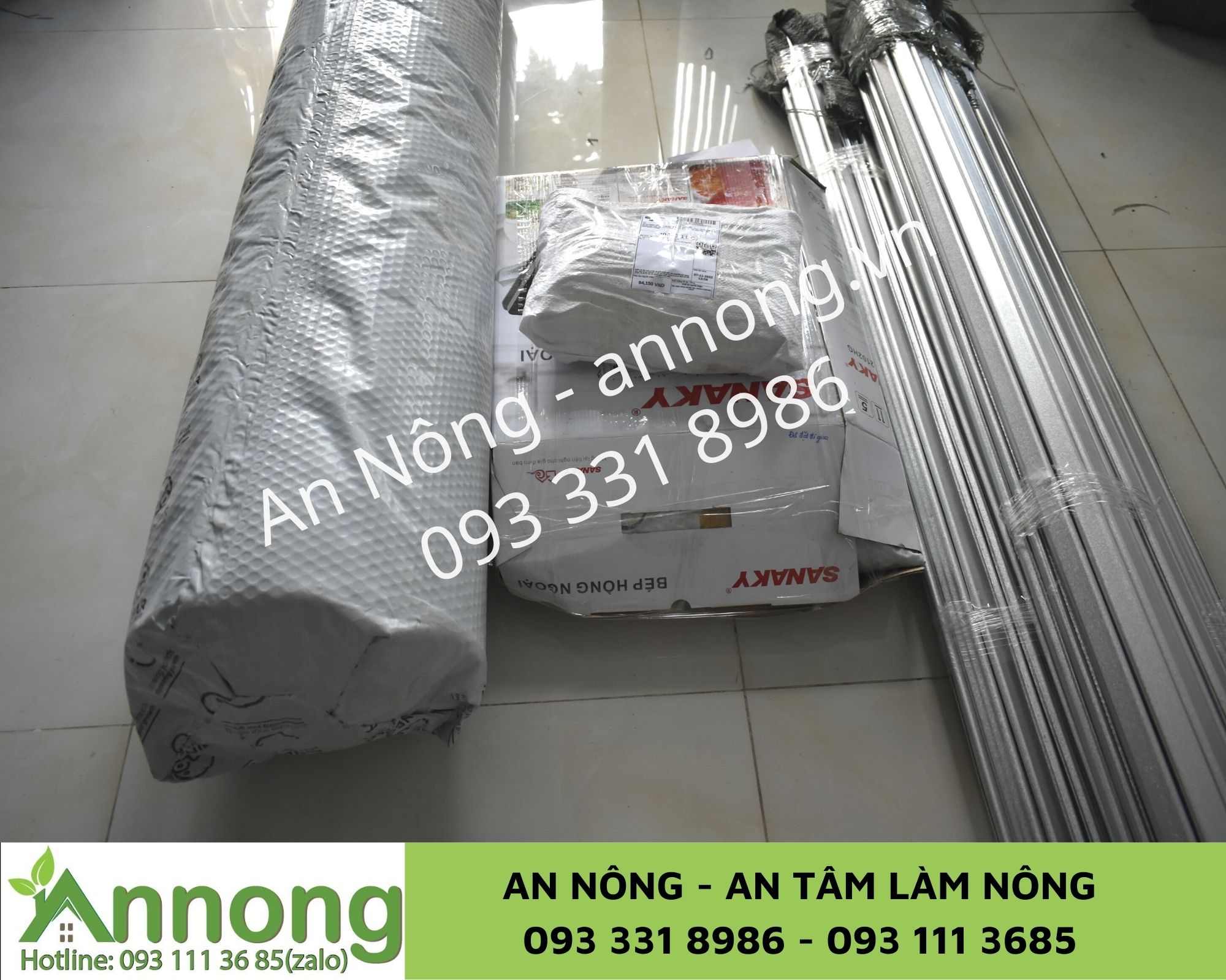 Combo 20m /30/50m Nẹp Ziczac Nhà Kính (Bao Gồm Nẹp C Và Lò  Xo Ziczac - tặng kèm ốc bắn nẹp)