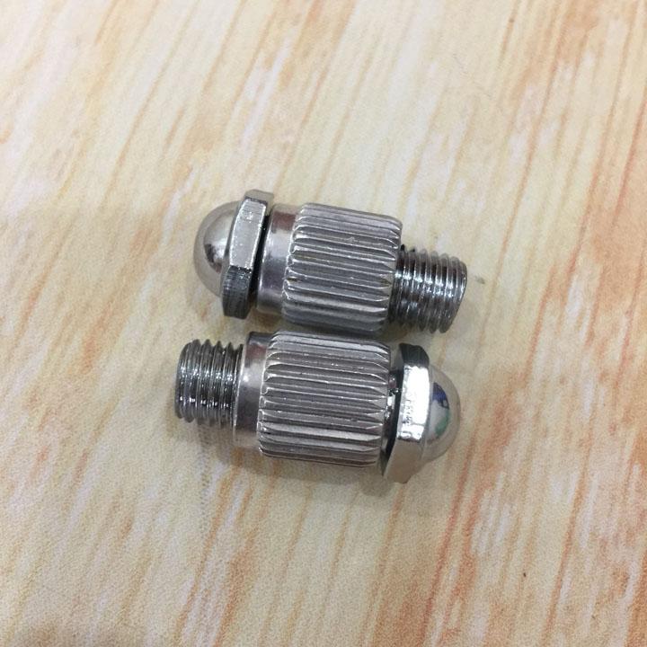 Đôi Ốc chân gương  xe máy Wave A110 - S110 - RS (Màu bạc)