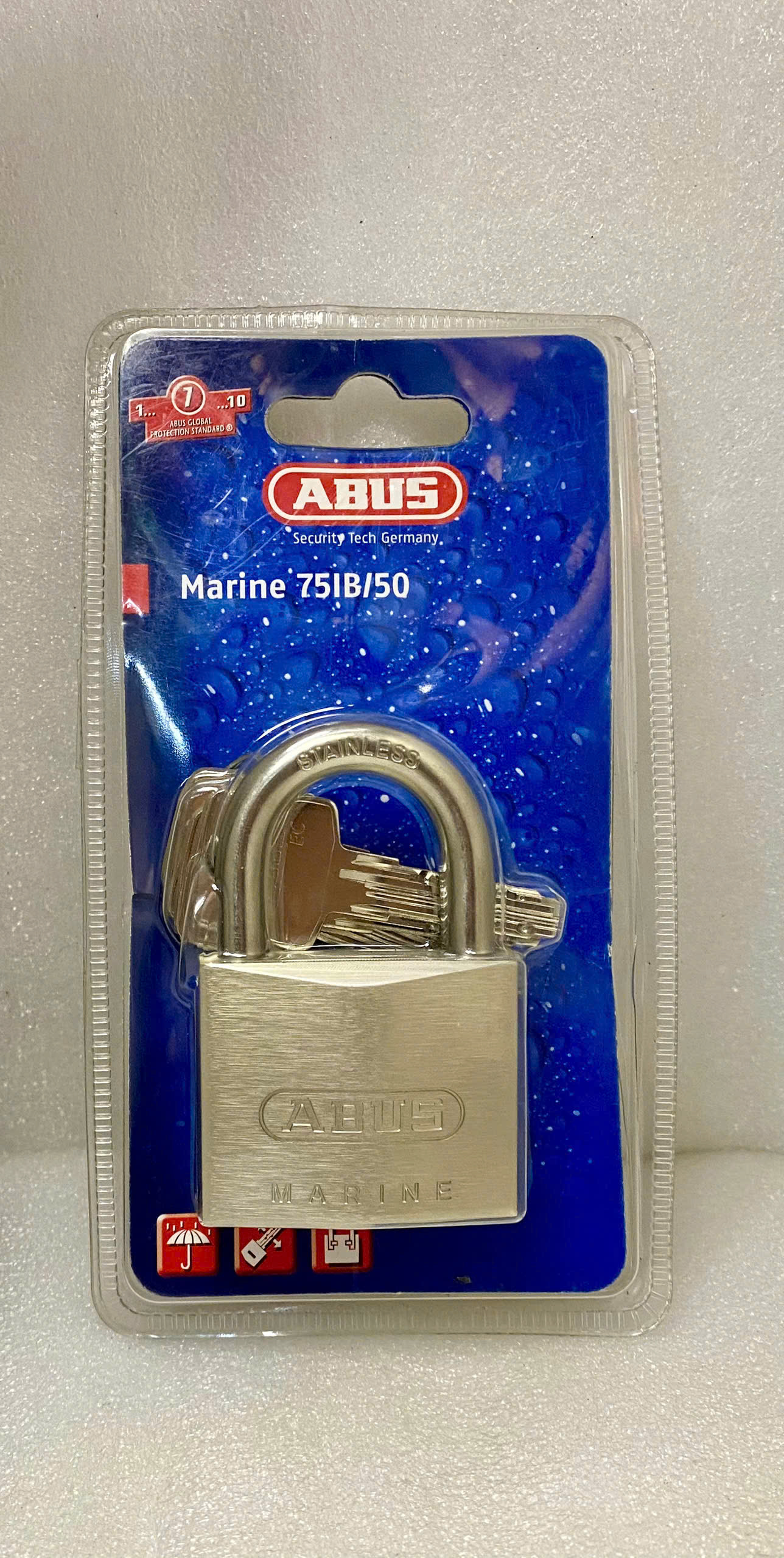 [HCM]ABUS 75IB/50 KHOÁ ABUS MARINE 75IB/50 GIỮ CHÌA CHỐNG NƯỚC CAO CẤP KHOÁ ĐỨC DÙNG KHOÁ NGOÀI TRỜI RẤT TỐT