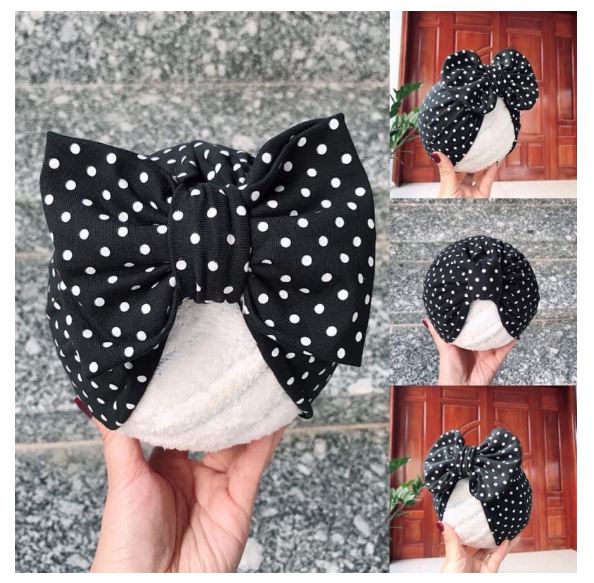 Nón turban cho bé freesize từ 5-12 ký