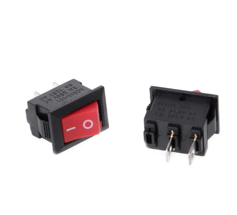 On/Off Rocker Switch Kcd1 3A 250V (Ac)