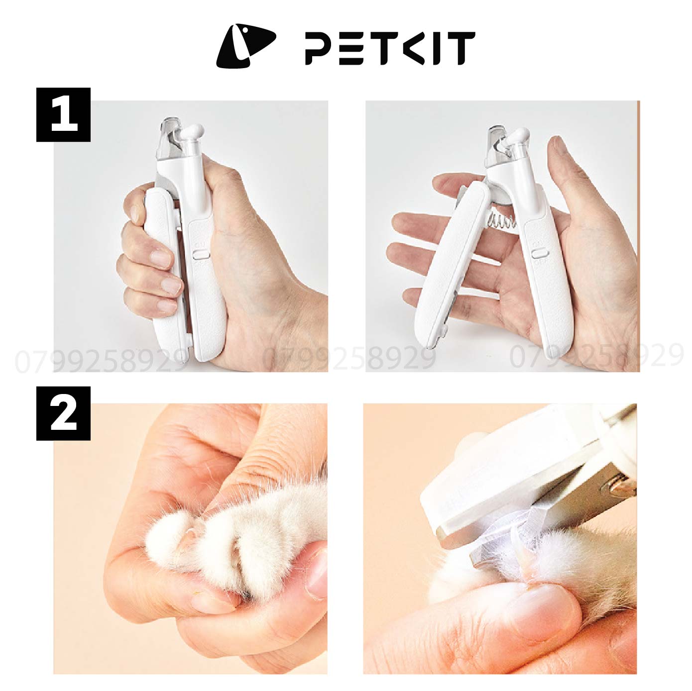 Kìm Bấm Cắt Móng Cho Chó Mèo Petkit Nail Clippers