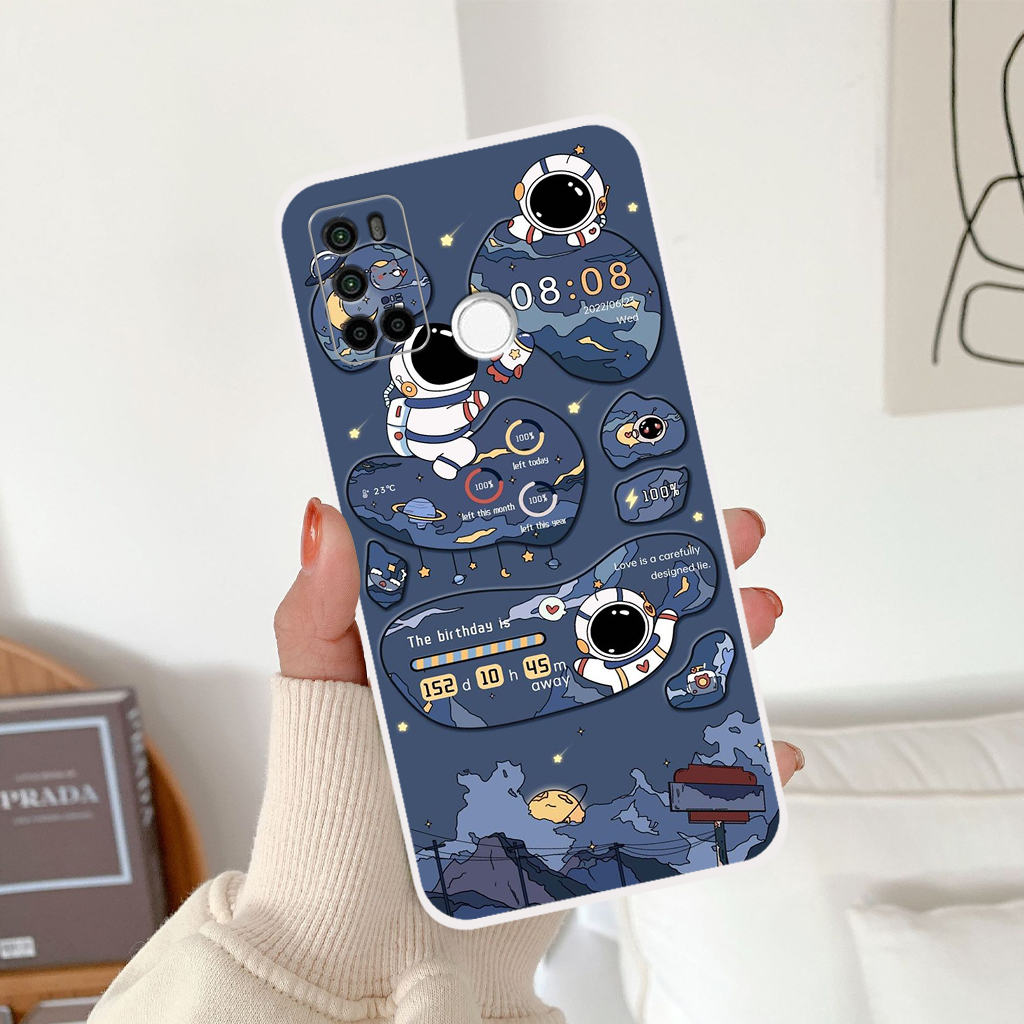 Ốp lưng Vsmart Joy 4 hình vũ trụ, phi hành gia astronaut độc đáo