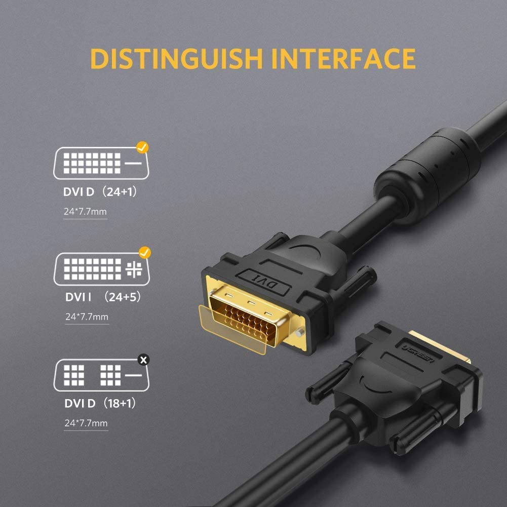 Cáp DVI 20m ( 24+1) cao cấp Ugreen 11602